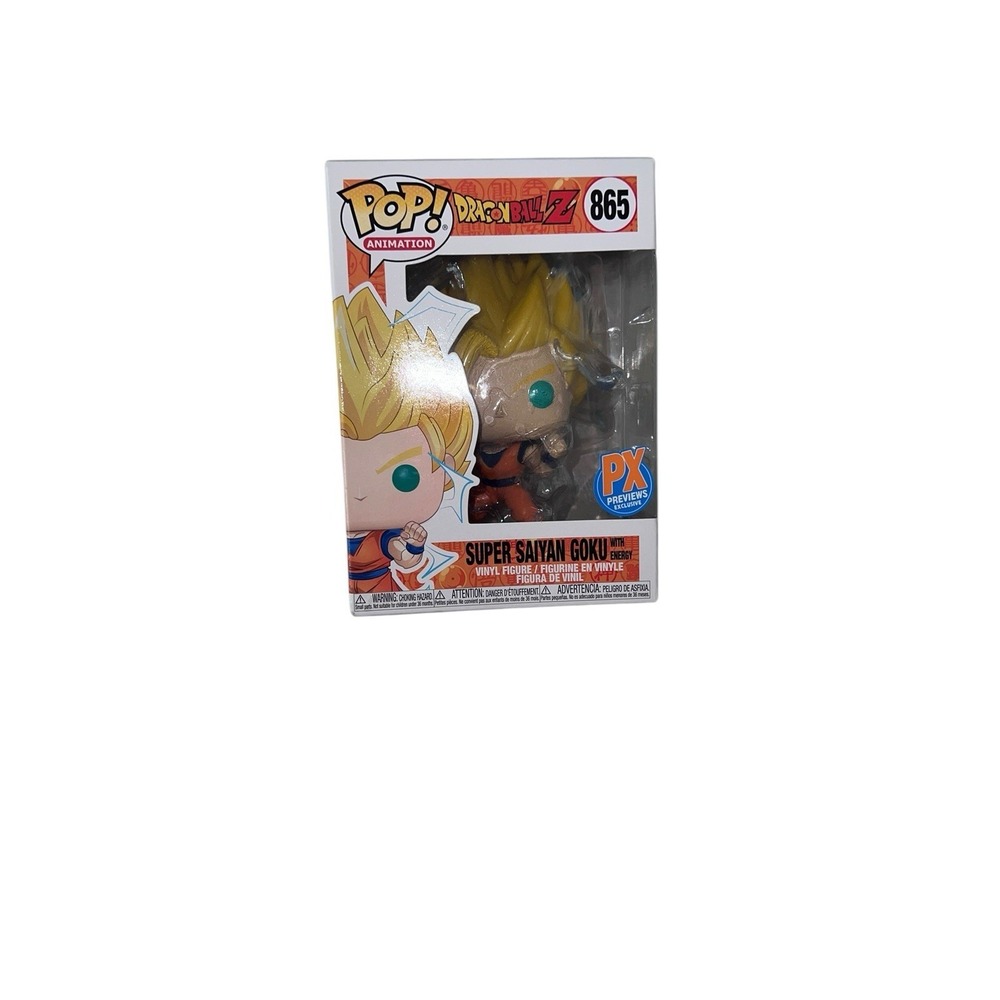 Funko Pop Dragon Ball Z Super Saiyan Goku With Energy Figure 865